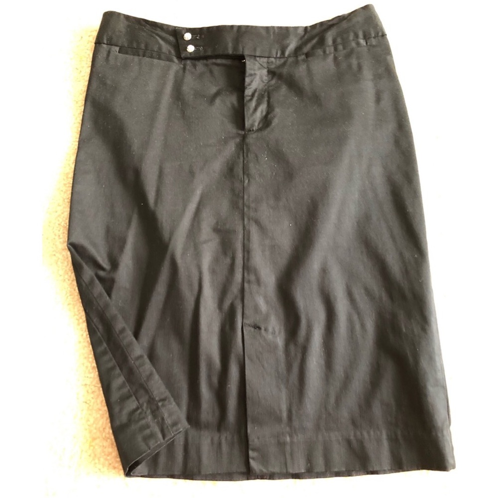 Gap black tuxedo pencil skirt 4